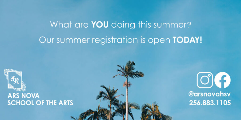 What are you doing this summer? Our summer Registration is open today!
